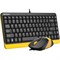 Клавиатура + мышь A4Tech Fstyler F1110 клав:черный/желтый мышь:черный/желтый USB Multimedia 100460 - фото 51422841 Клавиатура + мышь A4Tech Fstyler F1110 клав:черный/желтый мышь:черный/желтый USB Multimedia 100460 - фото 51422841
