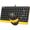 Клавиатура + мышь A4Tech Fstyler F1110 клав:черный/желтый мышь:черный/желтый USB Multimedia 100460 - фото 51422842 Клавиатура + мышь A4Tech Fstyler F1110 клав:черный/желтый мышь:черный/желтый USB Multimedia 100460 - фото 51422842