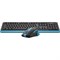 Клавиатура + мышь A4Tech Fstyler FG1035 клав:черный/синий мышь:черный/синий USB беспроводная 10046 - фото 51422889 Клавиатура + мышь A4Tech Fstyler FG1035 клав:черный/синий мышь:черный/синий USB беспроводная 10046 - фото 51422889