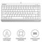Клавиатура A4Tech Fstyler FKS11 белый/серый USB - фото 51423194 Клавиатура A4Tech Fstyler FKS11 белый/серый USB - фото 51423194