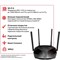 Роутер беспроводной Mercusys MR80X AX3000 10/100/1000BASE-TX черный - фото 51429427 Роутер беспроводной Mercusys MR80X AX3000 10/100/1000BASE-TX черный - фото 51429427